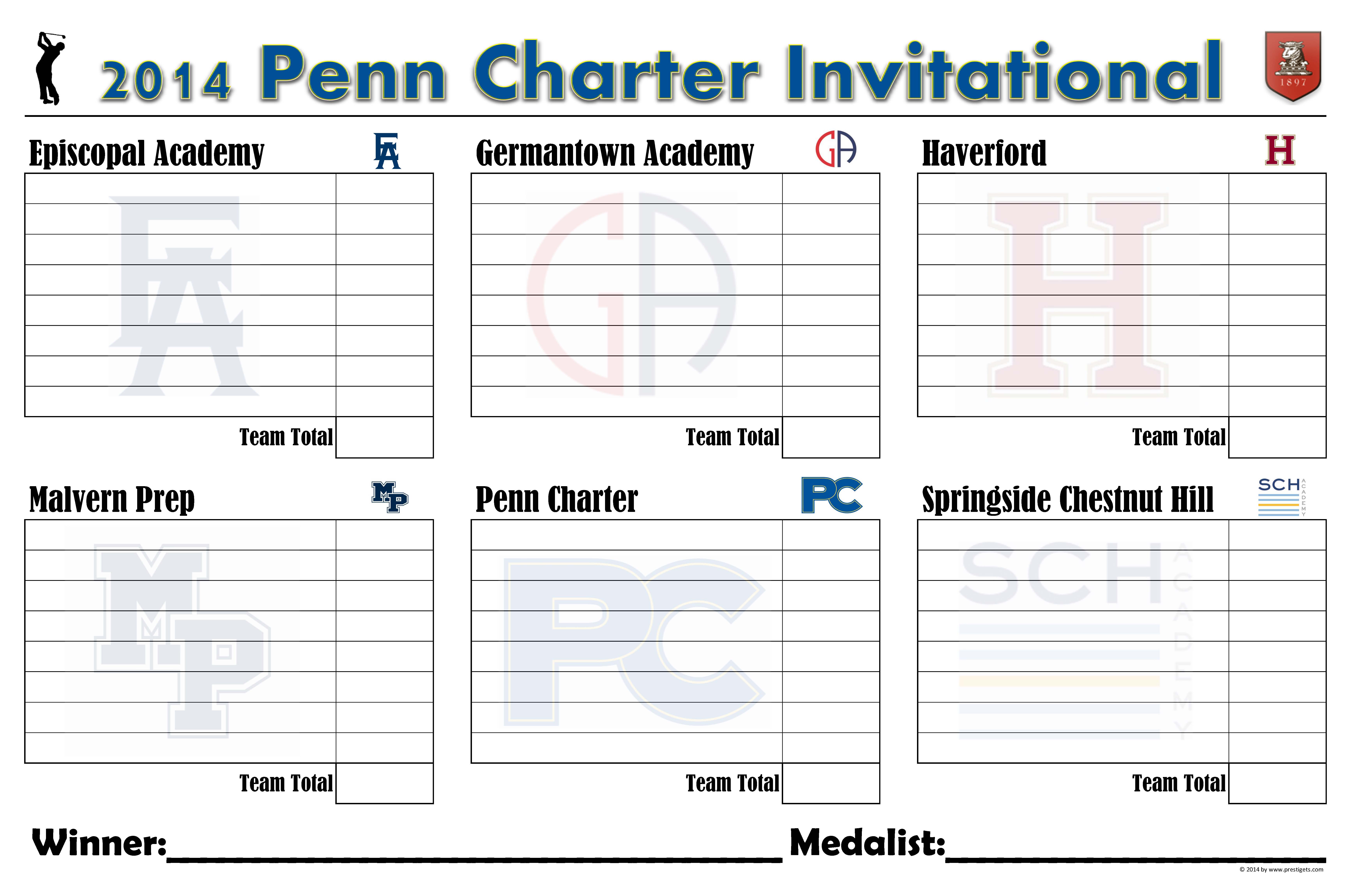 Printable Golf Tournament Score Sheets Printable Word Searches